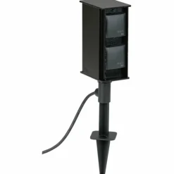 2104 Prises électriques d'extérieur Luminaires Albert Leuchten Noir