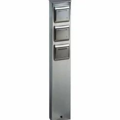 2107 Prises électriques d'extérieur Luminaires Albert Leuchten Acier inoxydable