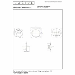 Accessoire Lucide Wanddimmer Noir