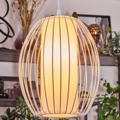 hofstein Suspensions|Adara Suspension, Suspension Blanc, 1 lumière