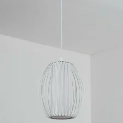 hofstein Suspensions|Adara Suspension, Suspension Blanc, 1 lumière