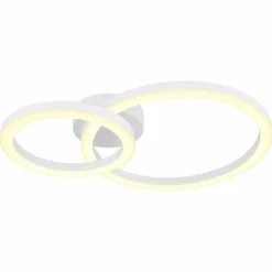 Luminaires Globo Lighting Éclairage Led|ADDA Plafonnier LED Blanc, 1 lumière