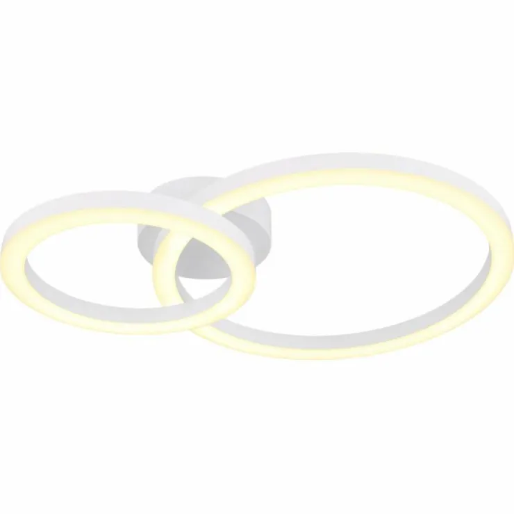 Luminaires Globo Lighting Éclairage Led|ADDA Plafonnier LED Blanc, 1 lumière