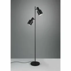 Luminaires Trio Lampadaires Et Lampes Sur Pied|Agudo Lampadaire Noir, 2 lumières