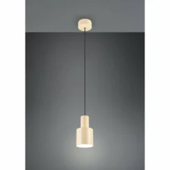 Luminaires Trio Suspensions|Agudo Suspension Beige, 1 lumière