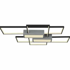 AIGINA Plafonnier Luminaires Globo Lighting LED Noir, 1 lumière, Télécommandes