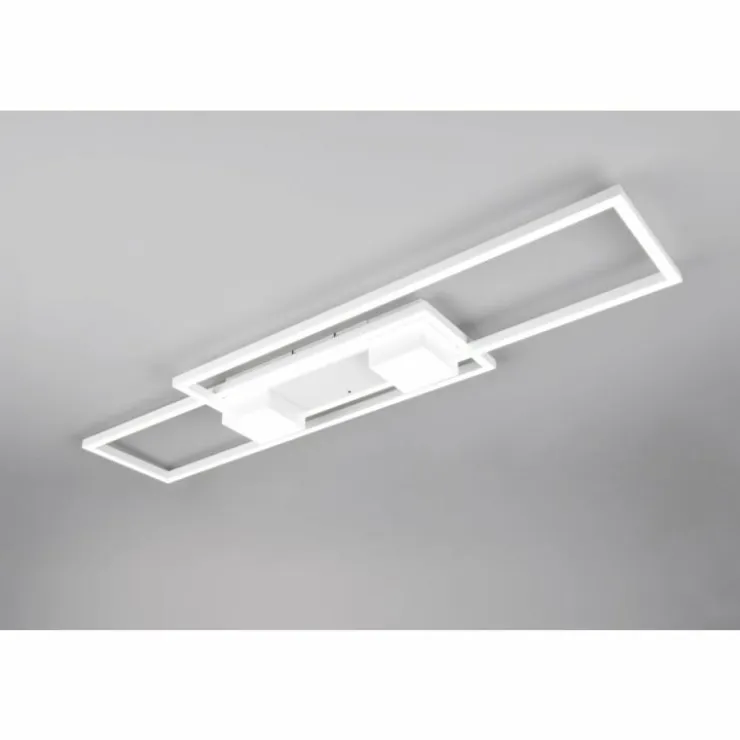 Luminaires Trio Éclairage Led|ALBANY Plafonnier LED Blanc, 1 lumière, Télécommandes