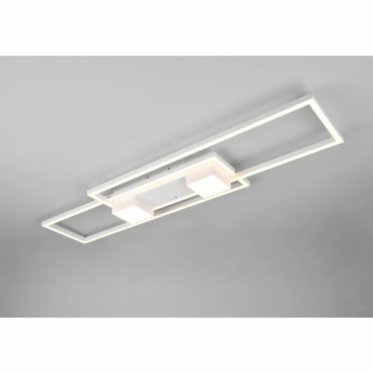 Luminaires Trio Éclairage Led|ALBANY Plafonnier LED Blanc, 1 lumière, Télécommandes