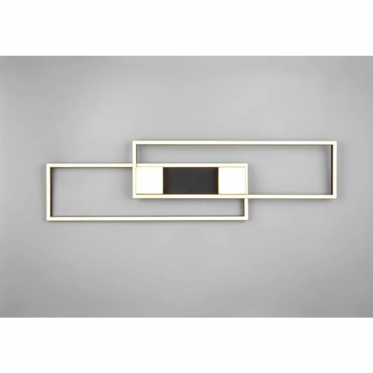 Luminaires Trio Éclairage Led|ALBANY Plafonnier LED Noir, 1 lumière, Télécommandes
