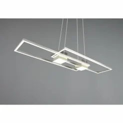 Luminaires Trio Éclairage Led|ALBANY Suspension LED Nickel mat, 1 lumière, Télécommandes