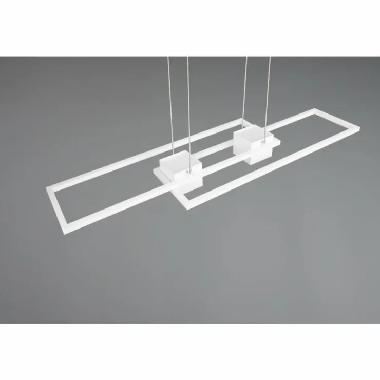 Luminaires Trio Suspensions|ALBANY Suspension LED Blanc, 1 lumière, Télécommandes