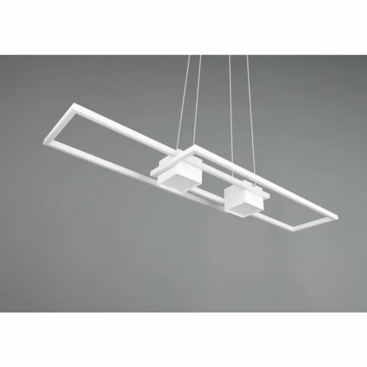 Luminaires Trio Suspensions|ALBANY Suspension LED Blanc, 1 lumière, Télécommandes