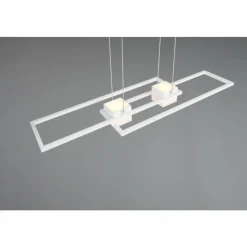 Luminaires Trio Suspensions|ALBANY Suspension LED Blanc, 1 lumière, Télécommandes
