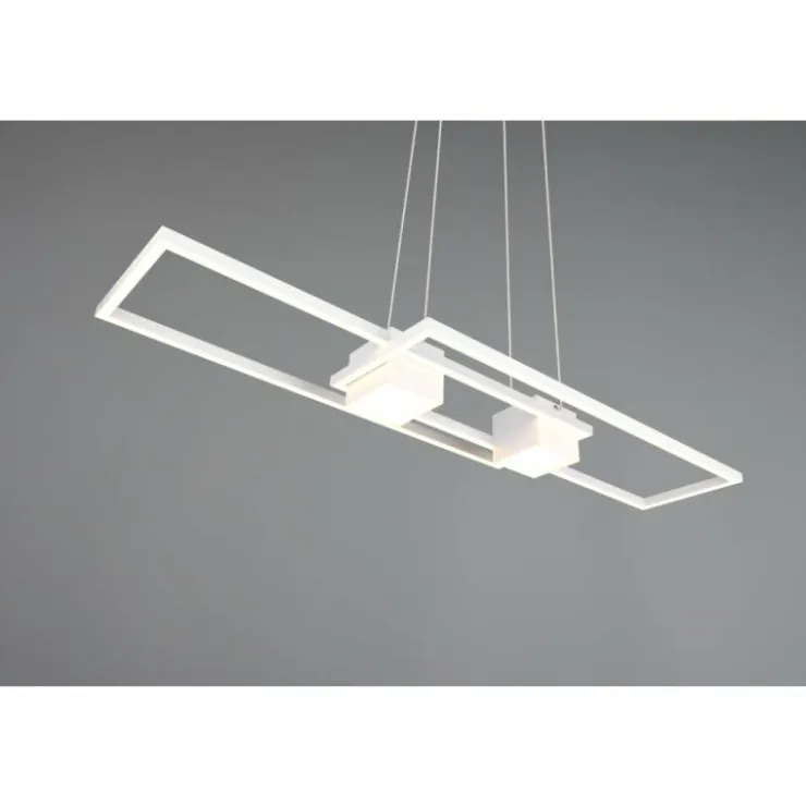 Luminaires Trio Suspensions|ALBANY Suspension LED Blanc, 1 lumière, Télécommandes