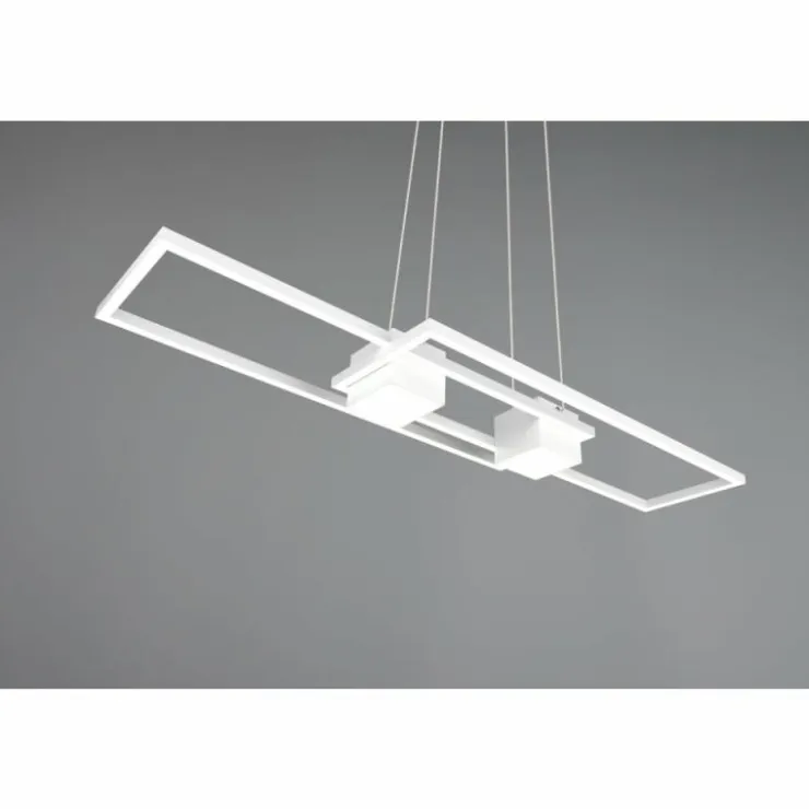 Luminaires Trio Suspensions|ALBANY Suspension LED Blanc, 1 lumière, Télécommandes