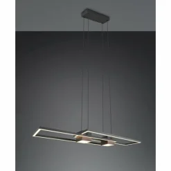Luminaires Trio Éclairage Led|ALBANY Suspension LED Noir, 1 lumière, Télécommandes