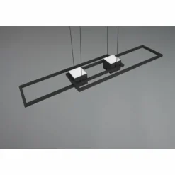 Luminaires Trio Éclairage Led|ALBANY Suspension LED Noir, 1 lumière, Télécommandes