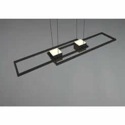 Luminaires Trio Éclairage Led|ALBANY Suspension LED Noir, 1 lumière, Télécommandes