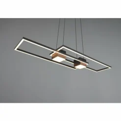 Luminaires Trio Éclairage Led|ALBANY Suspension LED Noir, 1 lumière, Télécommandes