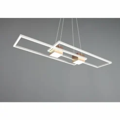 Luminaires Trio Éclairage Led|ALBANY Suspension LED Brun, 1 lumière, Télécommandes