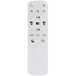 Alia Ventilateur de plafond lumineux Luminaires Globo Lighting LED Noir, 1 lumière, Télécommandes