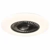 Alva Ventilateur de plafond lumineux Luminaires Globo Lighting LED Blanc, 1 lumière, Télécommandes, Changeur de couleurs