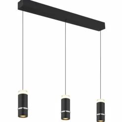 Luminaires Globo Lighting Éclairage Led|Alvarado Suspension LED Noir, 1 lumière