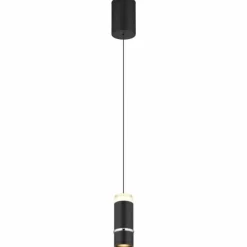 Luminaires Globo Lighting Éclairage Led|Alvarado Suspension LED Noir, 1 lumière