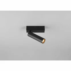 Luminaires Trio Éclairage Led|Ambala Spot de plafond LED Noir, 1 lumière