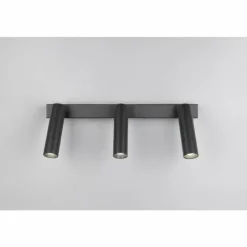 Luminaires Trio Éclairage Led|Ambala Spot de plafond LED Noir, 3 lumières