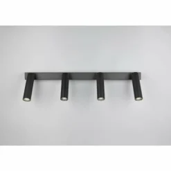 Luminaires Trio Éclairage Led|Ambala Spot de plafond LED Noir, 4 lumières