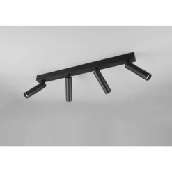 Luminaires Trio Éclairage Led|Ambala Spot de plafond LED Noir, 4 lumières
