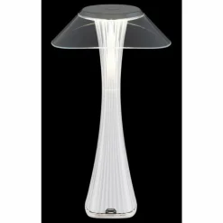 Luminaires Globo Lighting Lampes À Poser|Ambra Lampe à poser LED Chrome, Transparent, 1 lumière