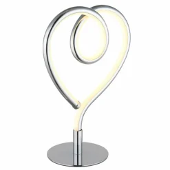 Luminaires Globo Lighting Éclairage Led|Amore Lampe à poser LED Chrome, 1 lumière