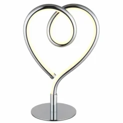 Luminaires Globo Lighting Éclairage Led|Amore Lampe à poser LED Chrome, 1 lumière