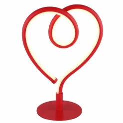 Luminaires Globo Lighting Éclairage Led|Amore Lampe à poser LED Rouge, 1 lumière