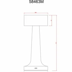 Luminaires Globo Lighting Éclairage Led|Angelika Lampe à poser LED Laiton, 1 lumière
