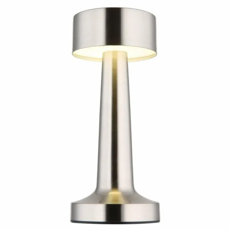 Luminaires Globo Lighting Lampes À Poser|Angelika Lampe à poser LED Nickel mat, 1 lumière