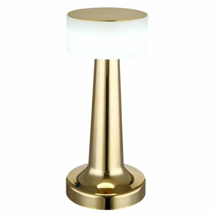 Luminaires Globo Lighting Éclairage Led|Angelika Lampe à poser LED Laiton, 1 lumière