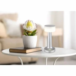 Luminaires Globo Lighting Éclairage Led|Angelika Lampe à poser LED Nickel mat, 1 lumière