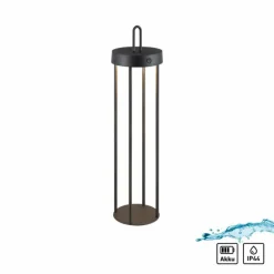 ANSELM Lampadaire Luminaires Leuchten Direkt LED Noir, 1 lumière