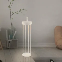 ANSELM Lampadaire Luminaires Leuchten Direkt LED Gris, 1 lumière