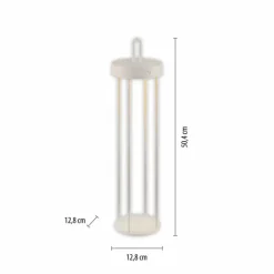 ANSELM Lampadaire Luminaires Leuchten Direkt LED Gris, 1 lumière