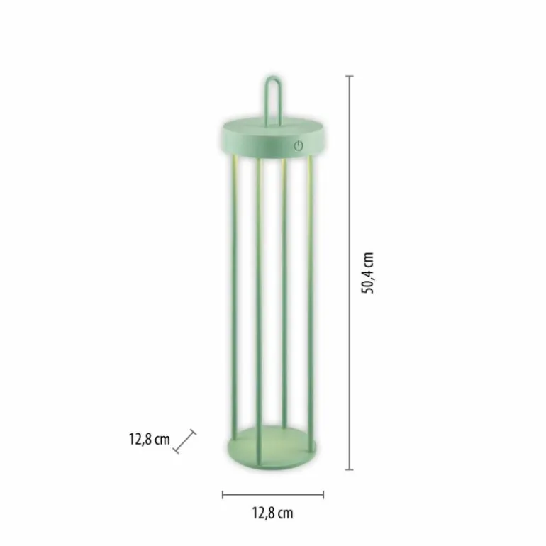 ANSELM Lampadaire Luminaires Leuchten Direkt LED Vert, 1 lumière