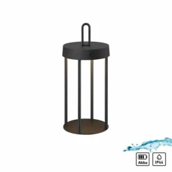 ANSELM Lampe à poser Luminaires Leuchten Direkt LED Noir, 1 lumière