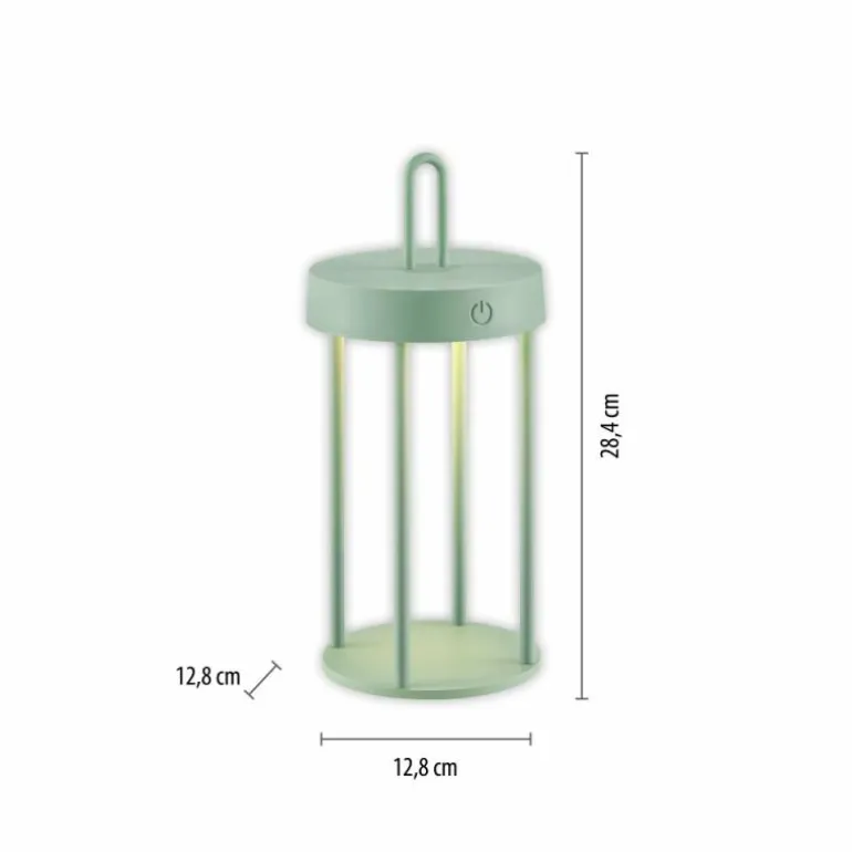 ANSELM Lampe à poser Luminaires Leuchten Direkt LED Vert, 1 lumière