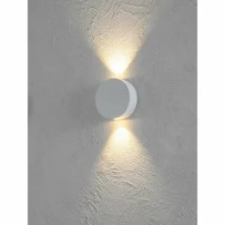 Luminaires Escale Appliques|Applique Escale SUN LED Blanc, 2 lumières