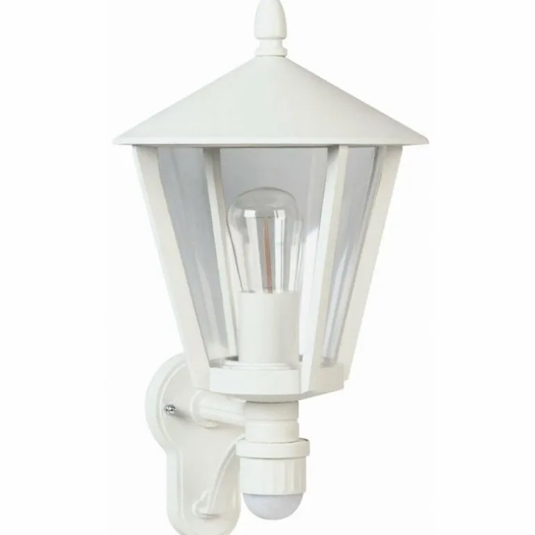 Applique extérieure Albert 1815 Blanc, 1 lumière, Détecteur de mouvement