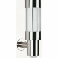 Applique extérieure Albert 241 Acier inoxydable, 1 lumière, Détecteur de mouvement
