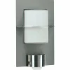 Applique extérieure Albert 6140 Acier inoxydable, 1 lumière, Détecteur de mouvement
